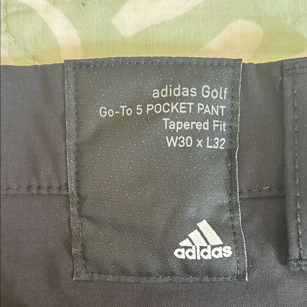 Adidas golf pants, black, 30x32
